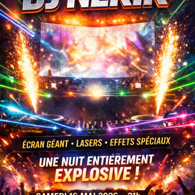 Show laser & FX avec DJ Nerik !_Moustiers-Sainte-Marie