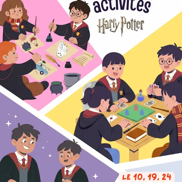 Pichoun'ventures Hiver : Après-midi activités Harry Potter_La Croix-Valmer