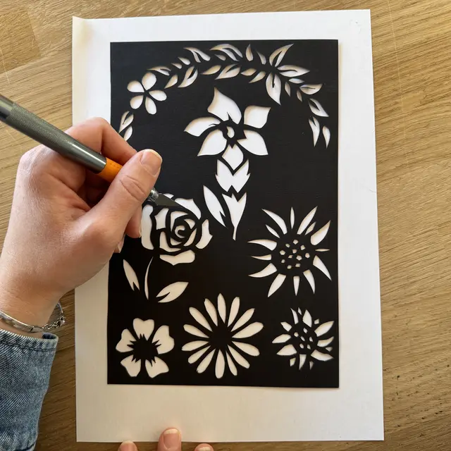 Au labo du Château : Dentelles de fleurs_Sallanches