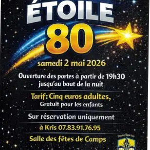 Soirée dansante : Etoile 80_Camps-la-Source