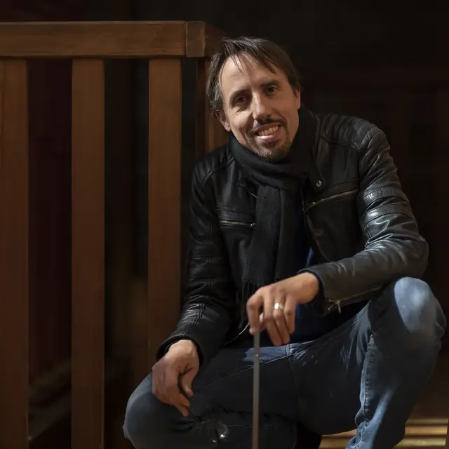 Thibaut Duret, organiste titulaire du grand orgue de la cathédrale