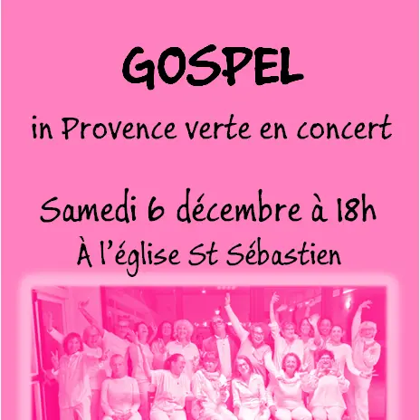 Concert : Gospel in Provence verte - musique gospel_Rougiers