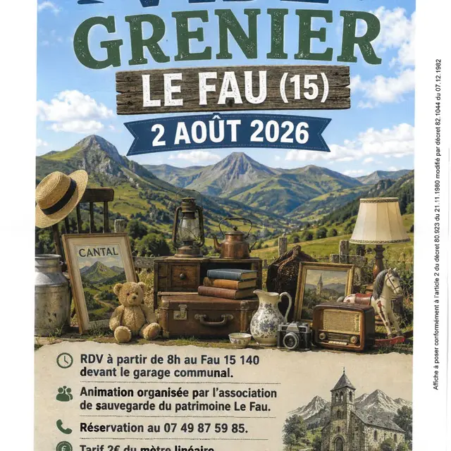 Brocante / vide-greniers_Le Fau