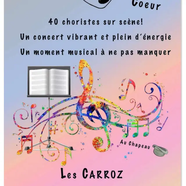 Concert de la chorale La Croche Coeur