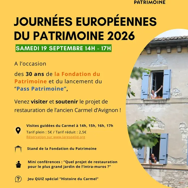 Journées européennes du Patrimoine à la Respélid'_Avignon