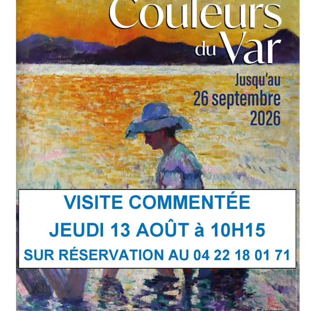 Visite commentée de l'exposition « Couleurs du Var» à la villa Théo_Le Lavandou
