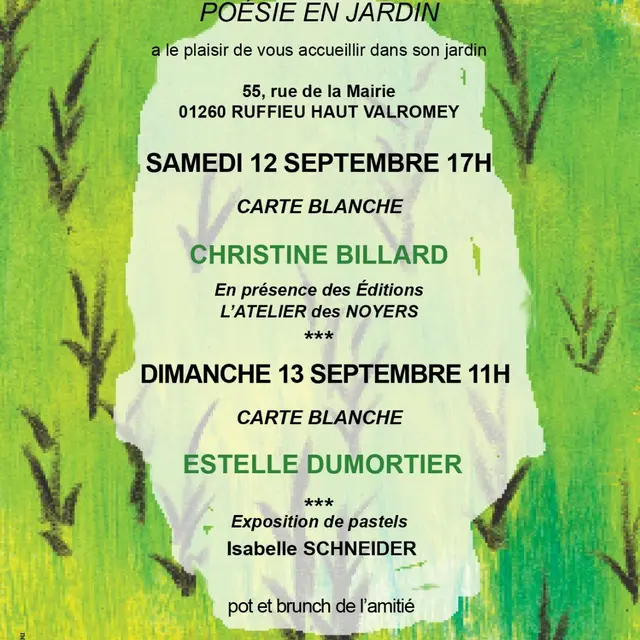 Poésie en Jardin à Ruffieu_Haut Valromey