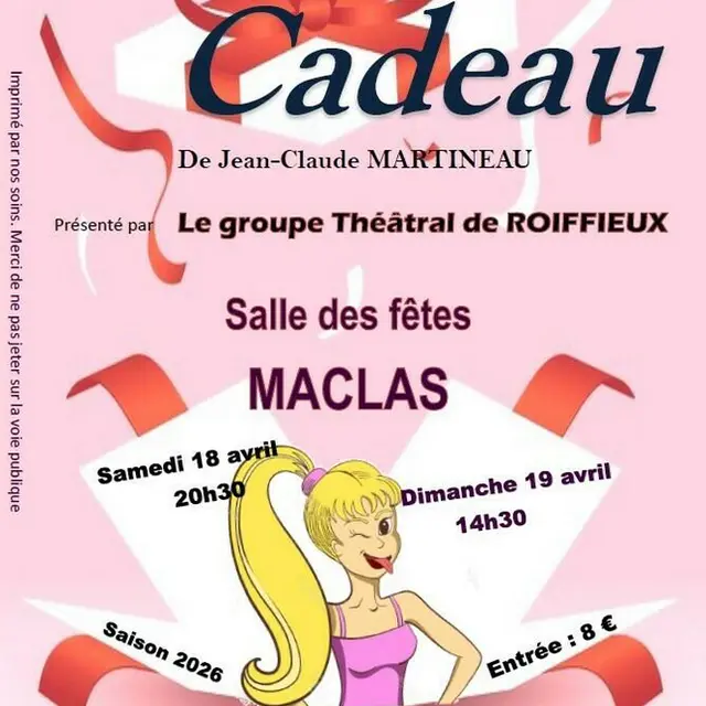 Théâtre Merci du cadeau_Maclas
