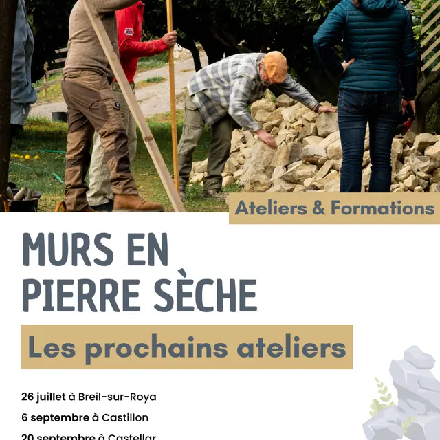 Atelier restauration murs en pierres sèches_Breil-sur-Roya