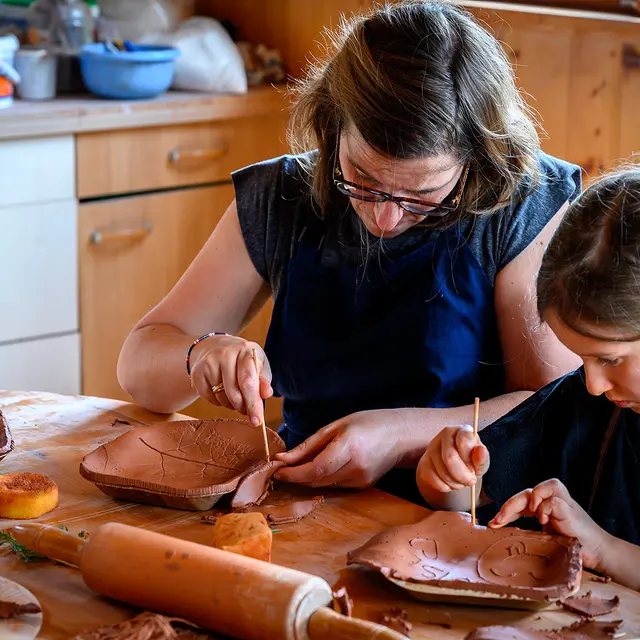 Modelage et décoration en binôme dès 3 ans_Les Gets