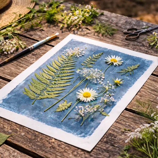 Balade nature et atelier cyanotype_Istres