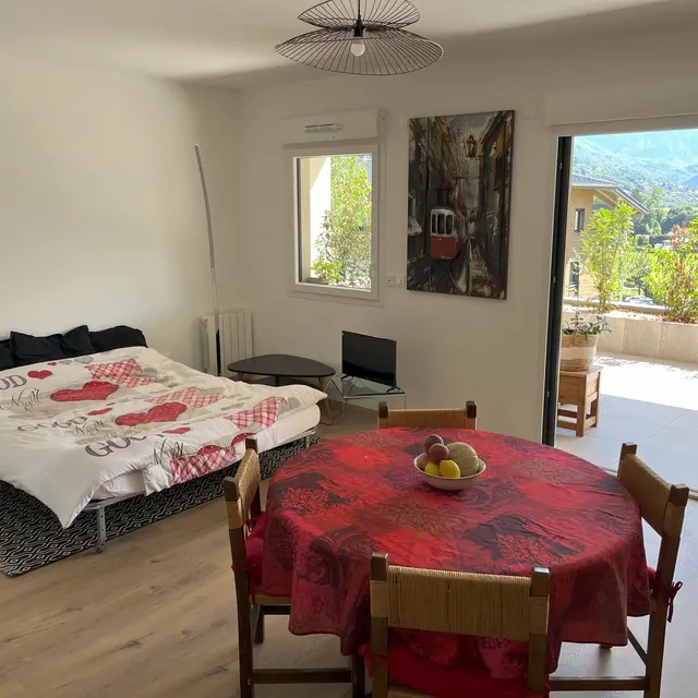 Appartement 2 personnes Vue sur le Mont-Blanc_Domancy