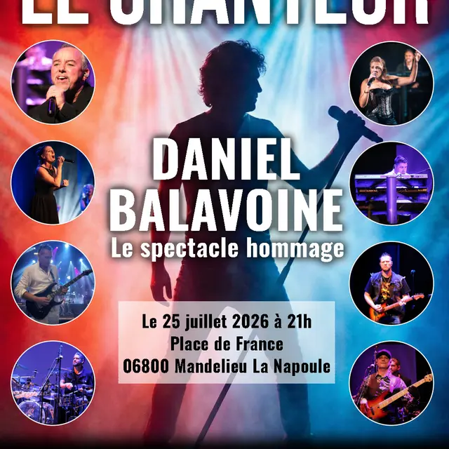 Tribute Balavoine - Place de France - Eté 2026_Mandelieu-La Napoule