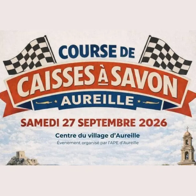 Course de caisses à savon à Aureille 27.09.26
