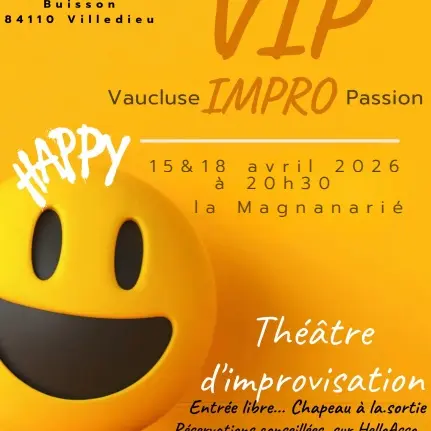 Spectacle d'improvisation théâtrale à la Magnanarié_Villedieu