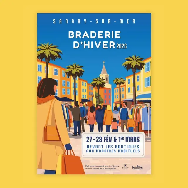 Braderie d'hiver 2026 par Just'Sanary_Sanary-sur-Mer