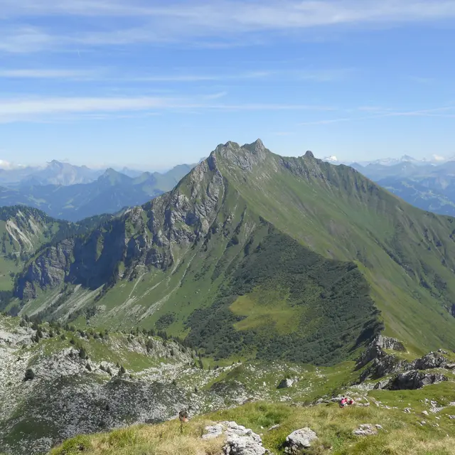 Vue sur le Roc d'Enfer