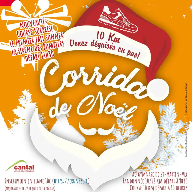 Corrida de Noël, 8ème édition_Saint-Martin-Valmeroux