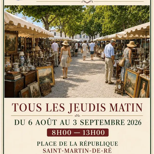 Marché des Brocanteurs_Saint-Martin-de-Ré