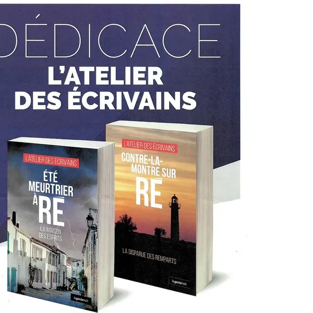Dédicace - L'atelier des écrivains : Ecrits d'ici_Sainte-Marie-de-Ré