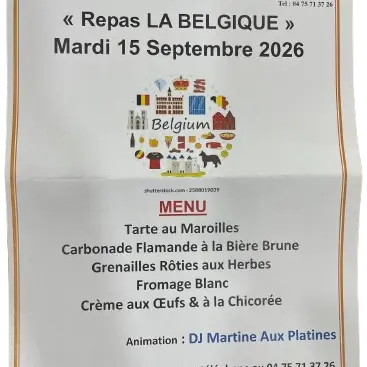 Repas à thème Belgique_Romans-sur-Isère