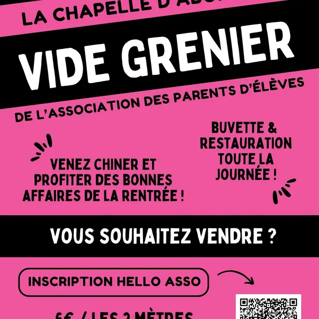 Vide grenier de l'APE_La Chapelle-d'Abondance