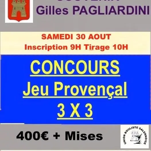 Jeu Provençal - Gilles Pagliardini_Salernes