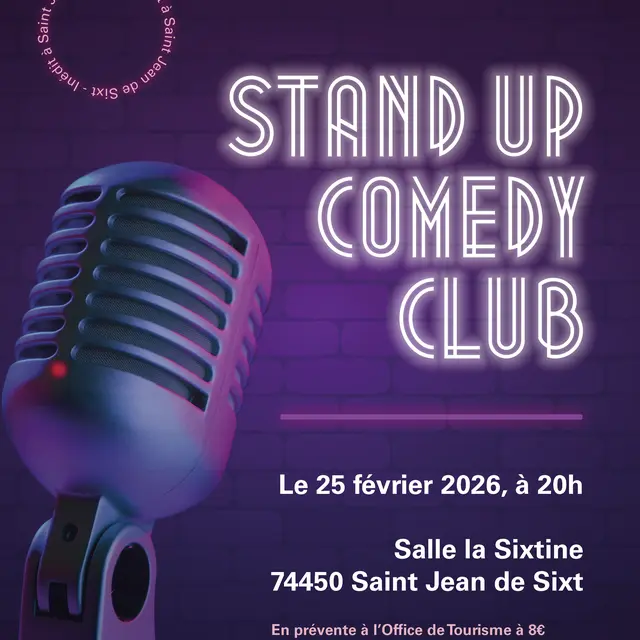 Stand Up, Comdy Club_Saint-Jean-de-Sixt