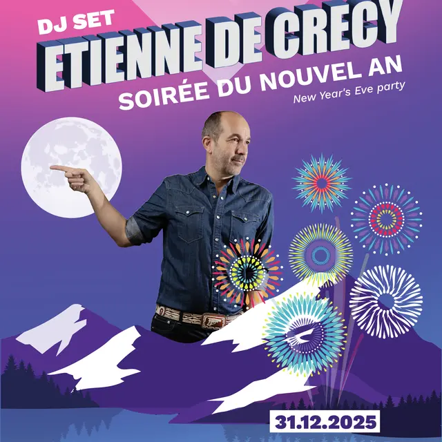 Soirée du réveillon et feux d'artifice_Val-d'Isère
