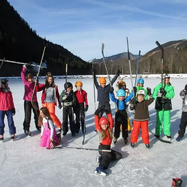 Patinage Lac des Plagnes Abondance