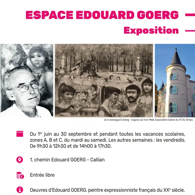 Exposition Edouard GOERG_Callian
