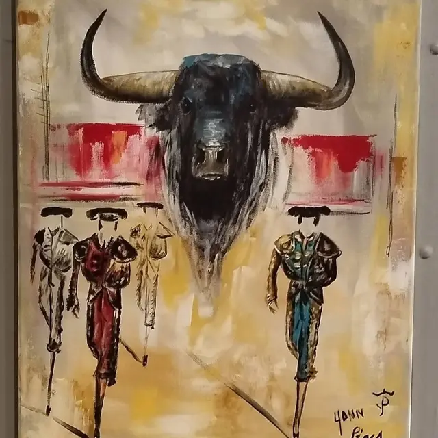 Exposition de Yann Perez - Peintures taurines_Arles
