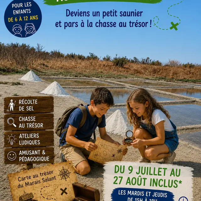 Après-midi enfants au marais par l'Écomusée du Marais Salant_Loix