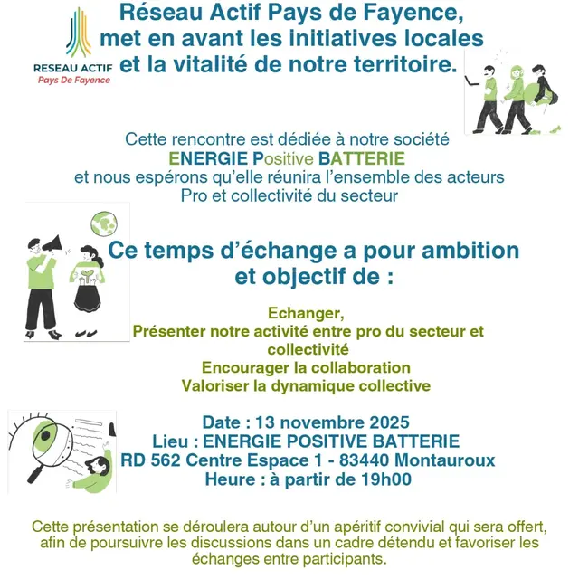 Rencontre Réseau actif  du Pays de Fayence_Montauroux