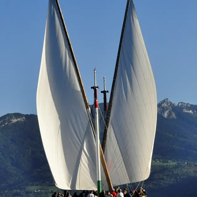 Espérance III, La barque à voiles latines du lac d'Annecy - Journées européennes du patrimoine et du matrimoine_Annecy