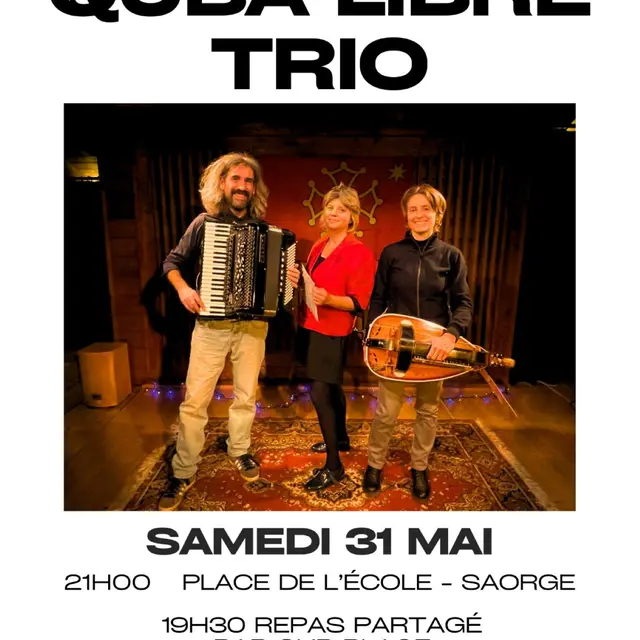 Baléti : concert avec quba libre trio_Saorge