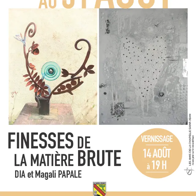 Exposition Finesses de la matière brute_La Garde-Freinet
