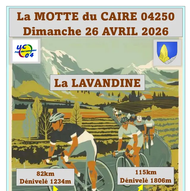 Cyclosportive La Lavandine - 4ème édition_La Motte-du-Caire
