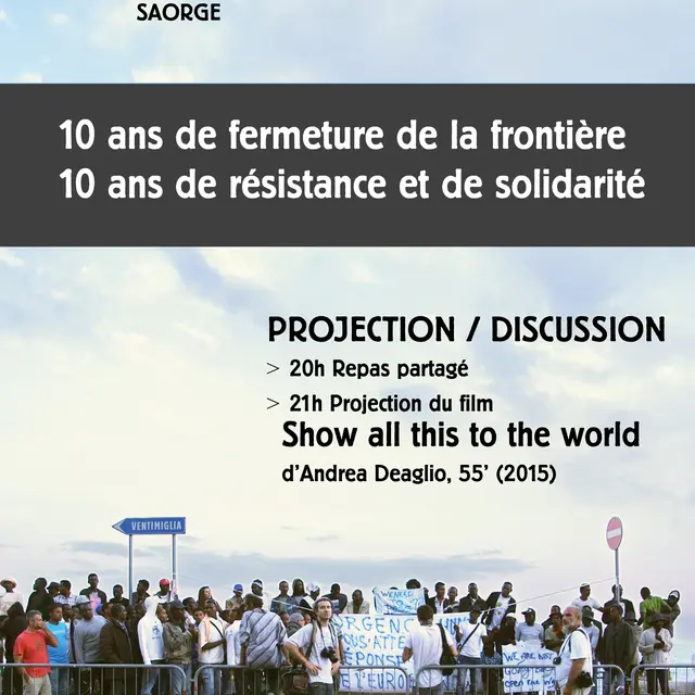 Projection-Débat Show all this to the world d'Andrea Deaglio_Saorge