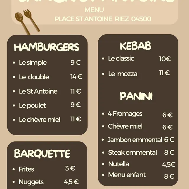 Snack St Antoine_Riez