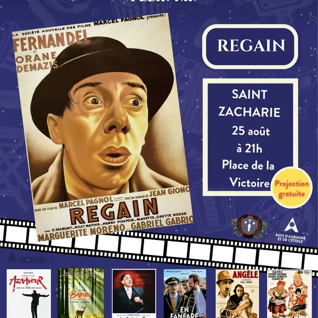 Ciné plein air - Regain_Saint-Zacharie