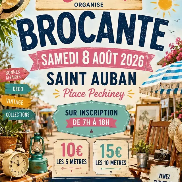 Brocante à Saint-Auban_Château-Arnoux-Saint-Auban