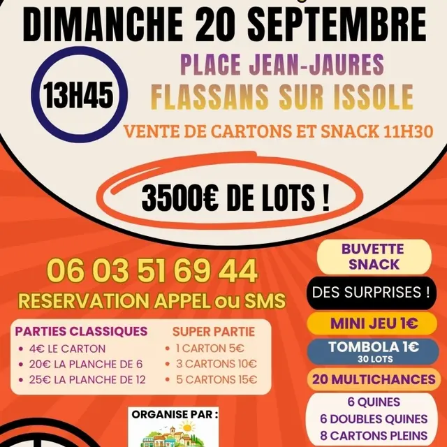 Loto bingo à Flassans_Flassans-sur-Issole