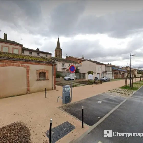 Borne de recharge électrique - Saint-Porquier_Saint-Porquier