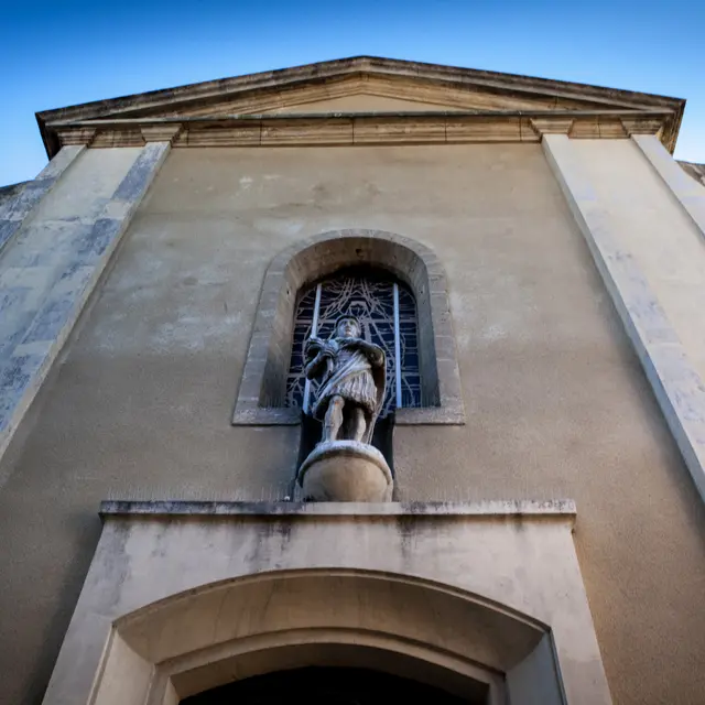Statue Eglise de Jonquières
