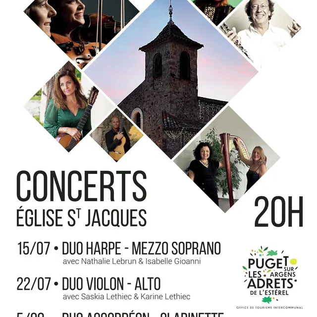 Concerts à l'Eglise St Jacques_Puget-sur-Argens