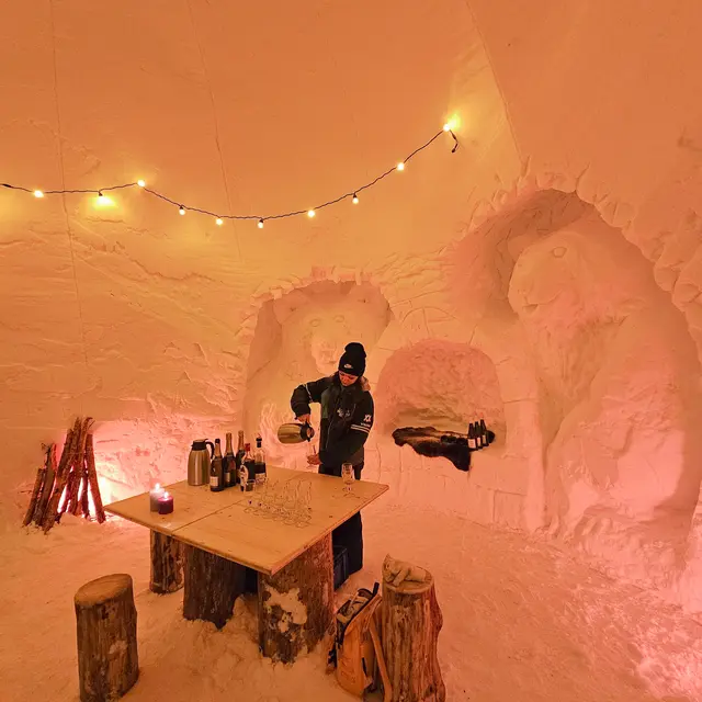 Soirée Fondue Igloo_Megève