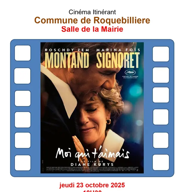 Cinéma :  Moi qui t'aimais  _Roquebillière