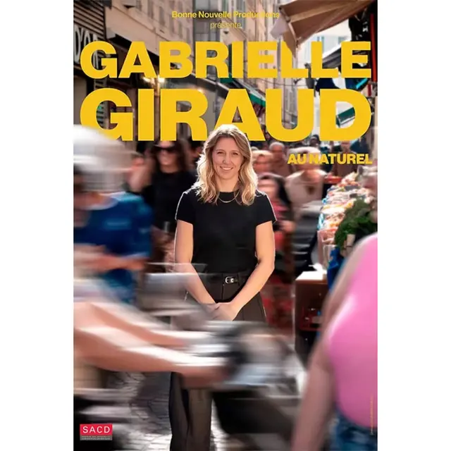 Spectacle humoristique Gabrielle Giraud au naturel_Cogolin