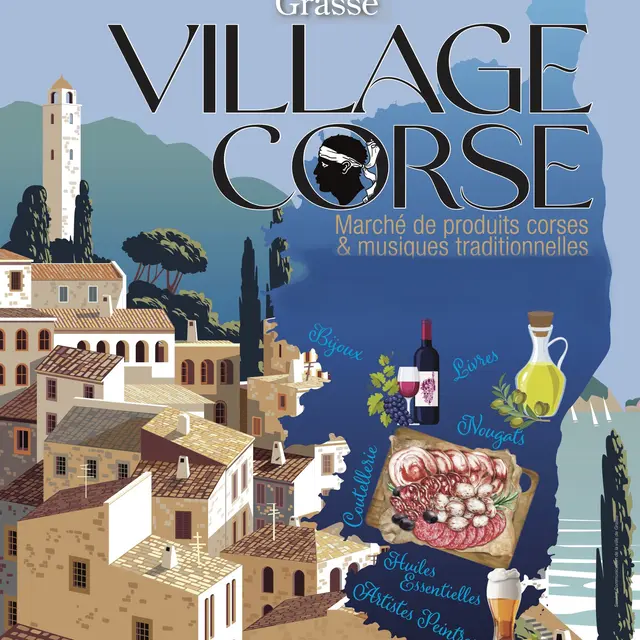 Village corse_Grasse